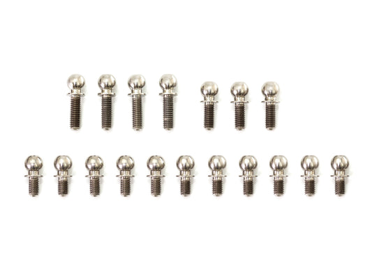 IF14-2 TITANIUM BALL END 4.9mm SET (18pcs)