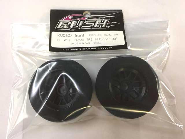 Rush F1 Pre-Glued Front Tire 32deg
