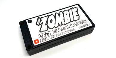 Team Zombie LIPO Shorty Battery 7.4V 4350MAH 140C LCG